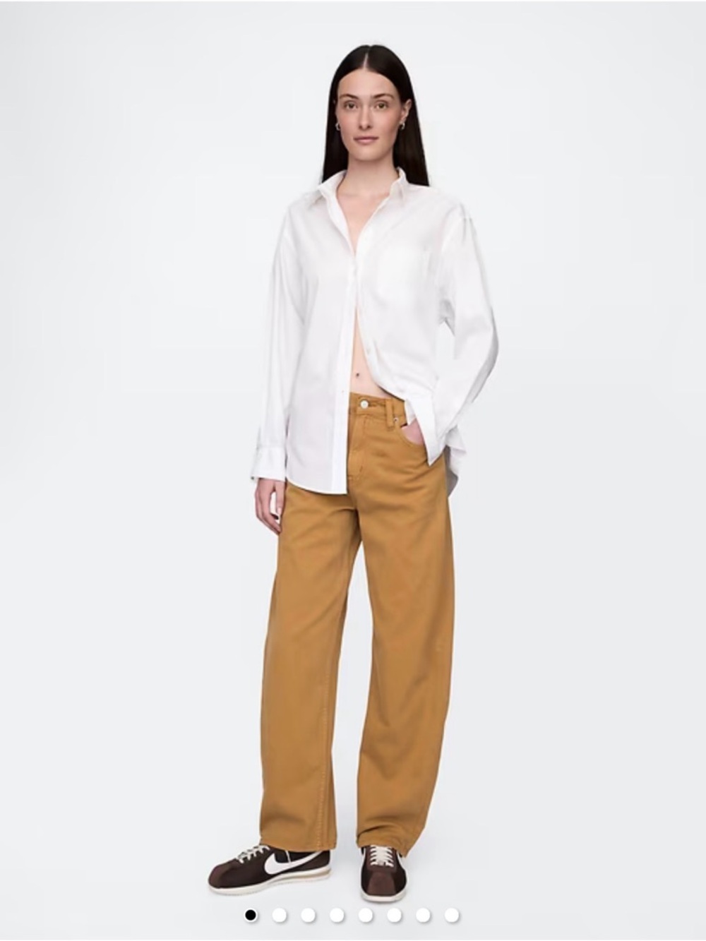 Gap High Rise Barrel Jeans